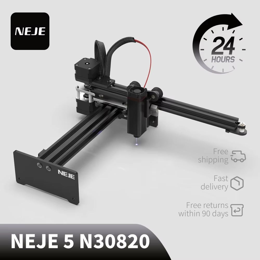 NEJE 5 N30820 40W Mini CNC Las - Industrial Laser Printing Machine ulasan dan harga
