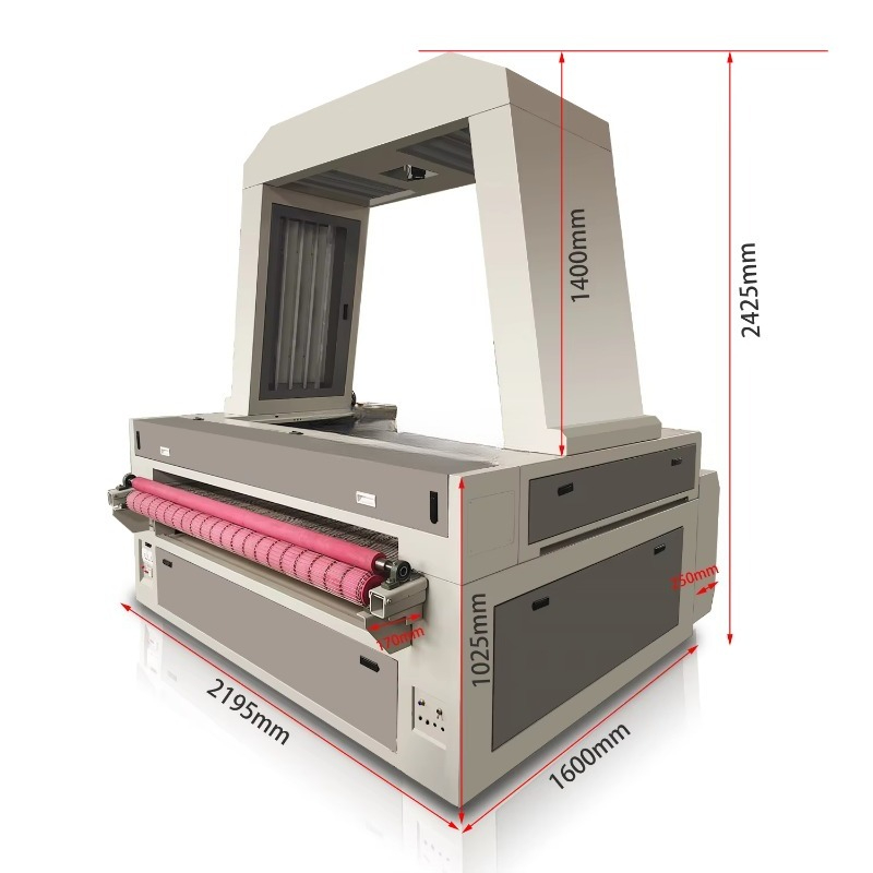 1610 CCD Camera Laser Cutting  - Industrial Laser Fabric Cutter ulasan dan harga