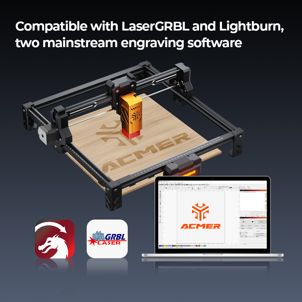 ACMER S2 12W Laser Engraver an - Industrial Laser Printing Machine ulasan dan harga