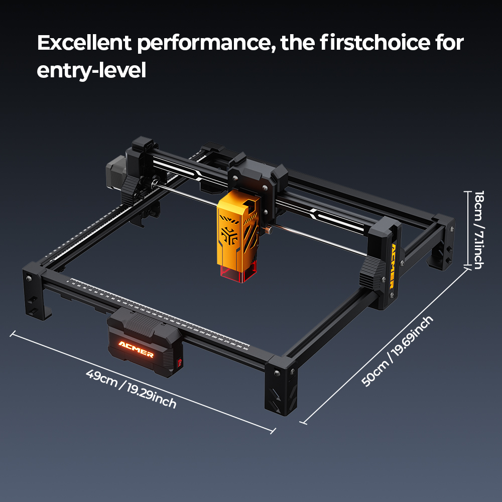 ACMER S2 12W Laser Engraver an - Industrial Laser Printing Machine ulasan dan harga