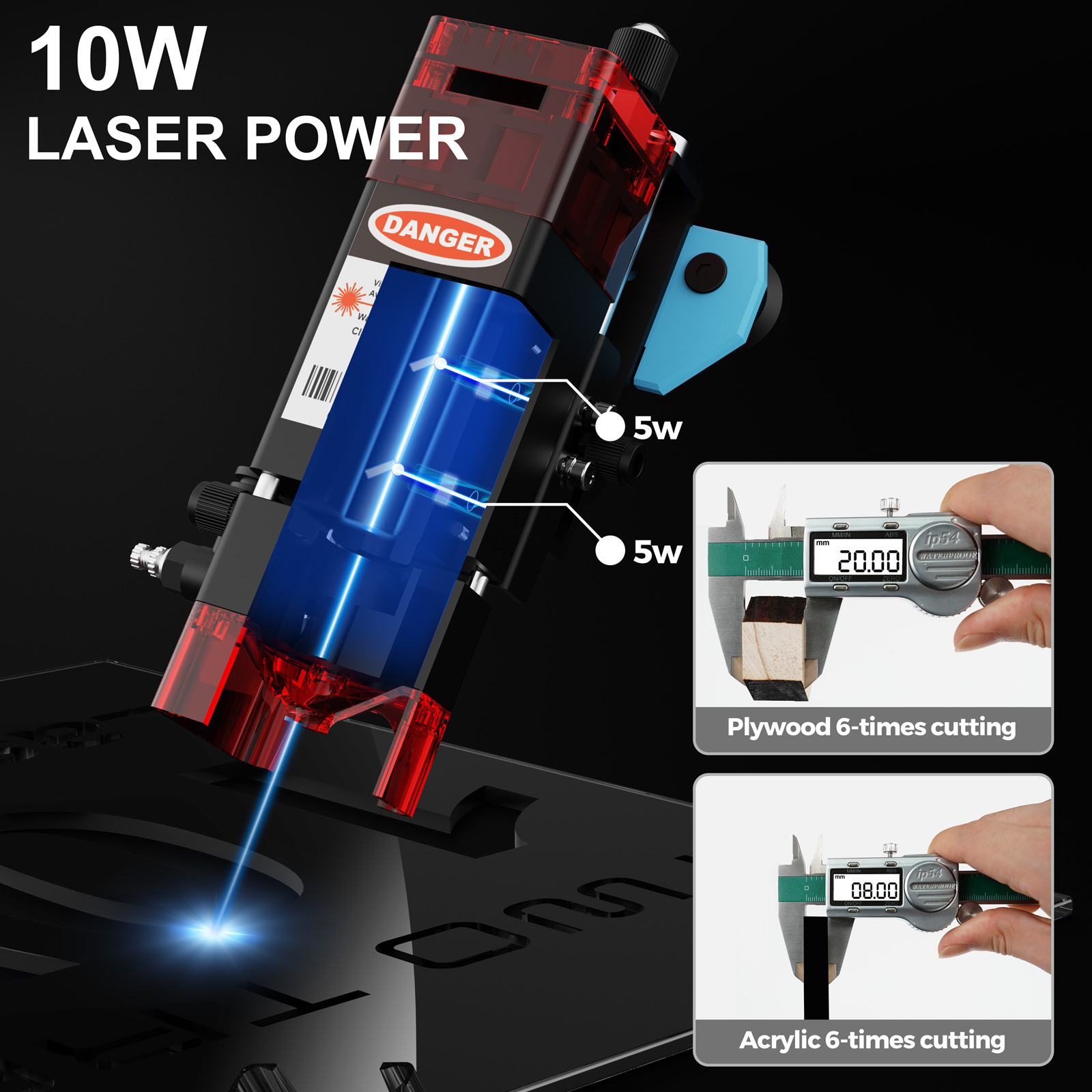 TwoTrees TTS-10 Pro 80W Laser  - Industrial Laser Printing Machine ulasan dan harga