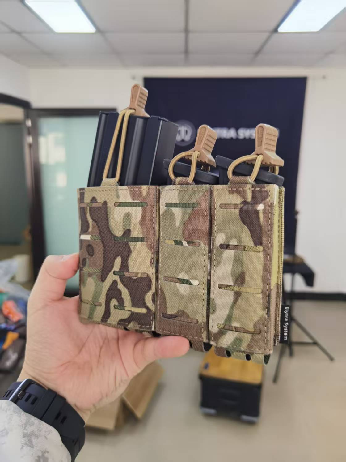 Tactical Triple Mag Pouch Mag  - Industrial Laser Tool ulasan dan harga