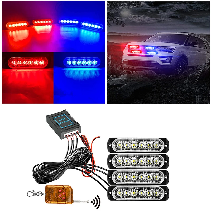 24 LED Strobe Light Wireless C - Industrial Laser Pointer 24V ulasan dan harga