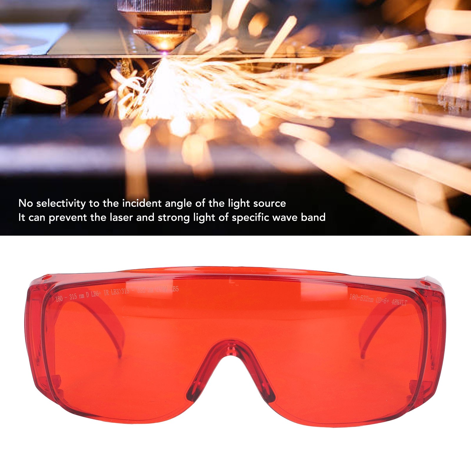 Laser Glasses Red 180 To 532nm - Industrial Laser Glasses ulasan dan harga