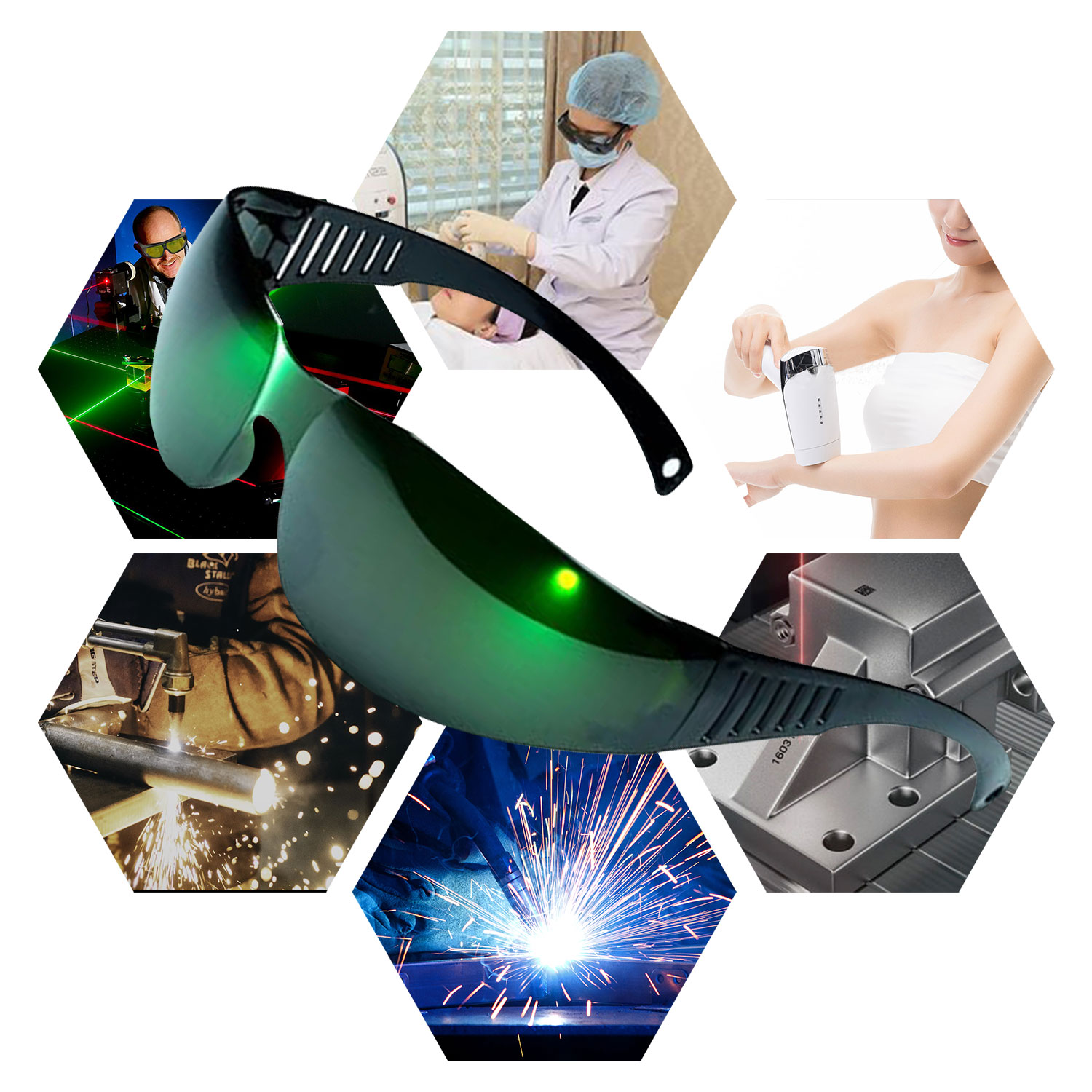 Lead Goggles Radiation Glasses - Industrial Laser Glasses ulasan dan harga