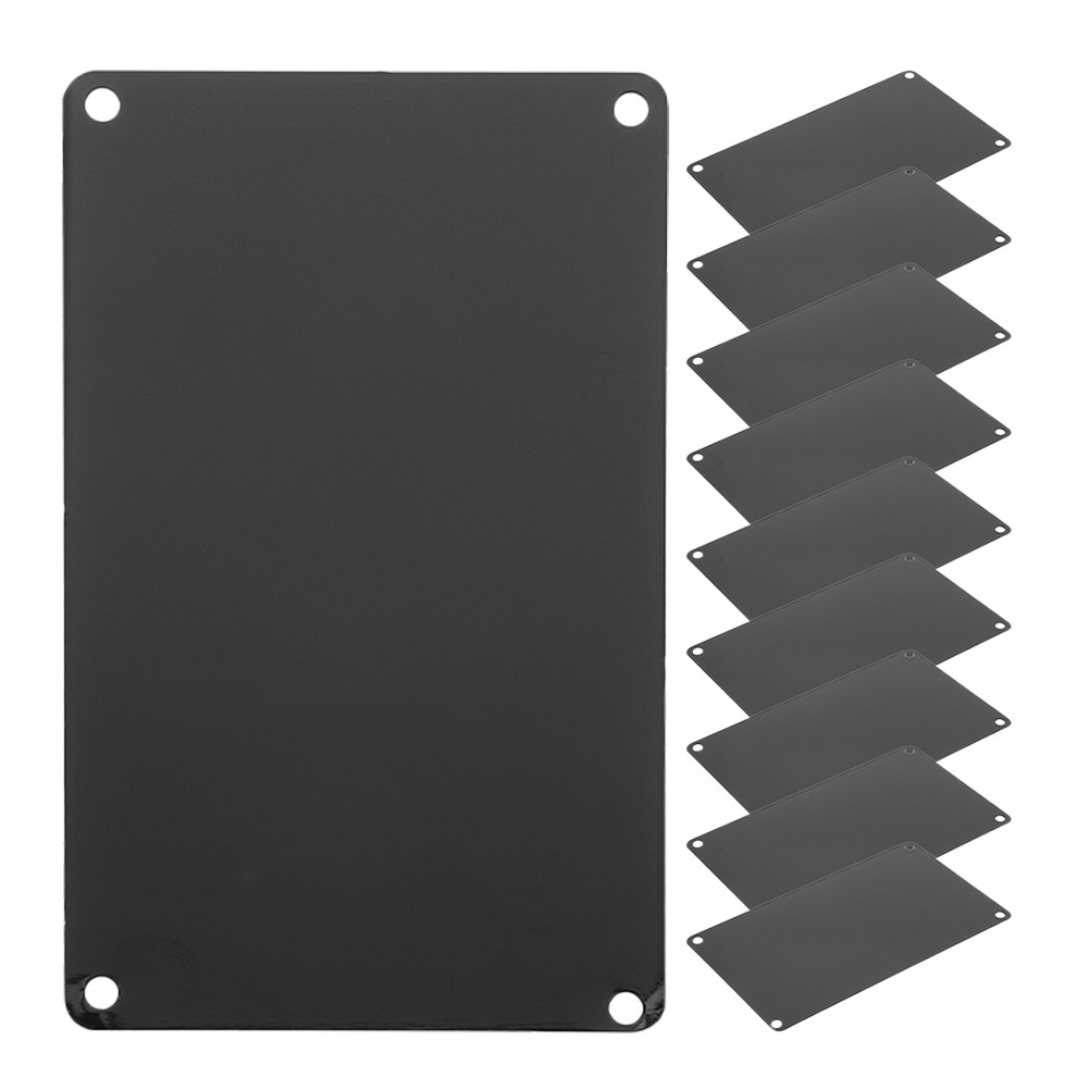10Pcs Blank Aluminum Nameplate - Industrial Lasers ulasan dan harga