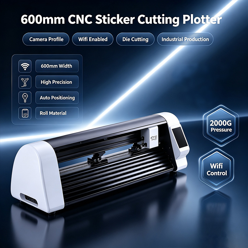 600mm CNC Laser Sticker Cuttin - Industrial Lasers ulasan dan harga