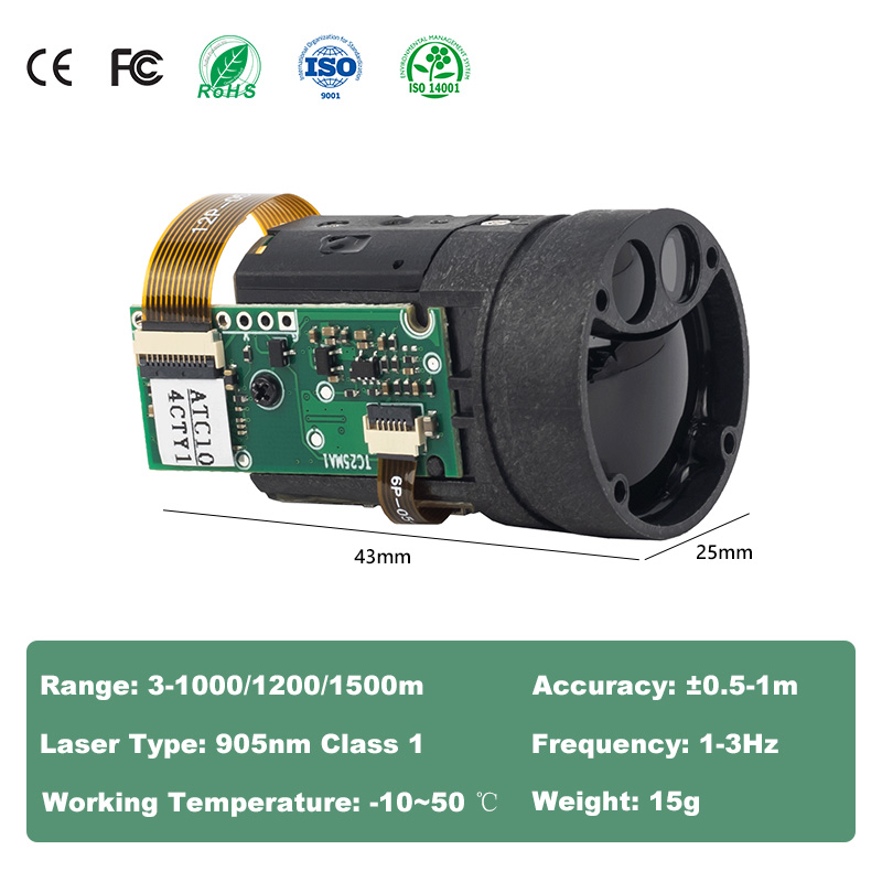 Light Weight 1000m Night Visio - Industrial Laser Distance Measuring Device ulasan dan harga